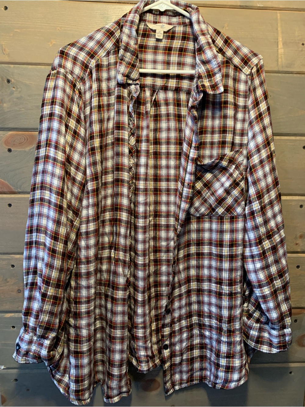 Plaid top
